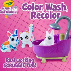 Educators Resource Crayola Scribble Scrubbie Pets! Color & Wash Playset* Drawing, Color & Painting