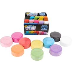 Educators Resource Crayola Super Chalk Rainbow Creativity Set - 10 Vibrant Colors* Drawing, Color & Painting