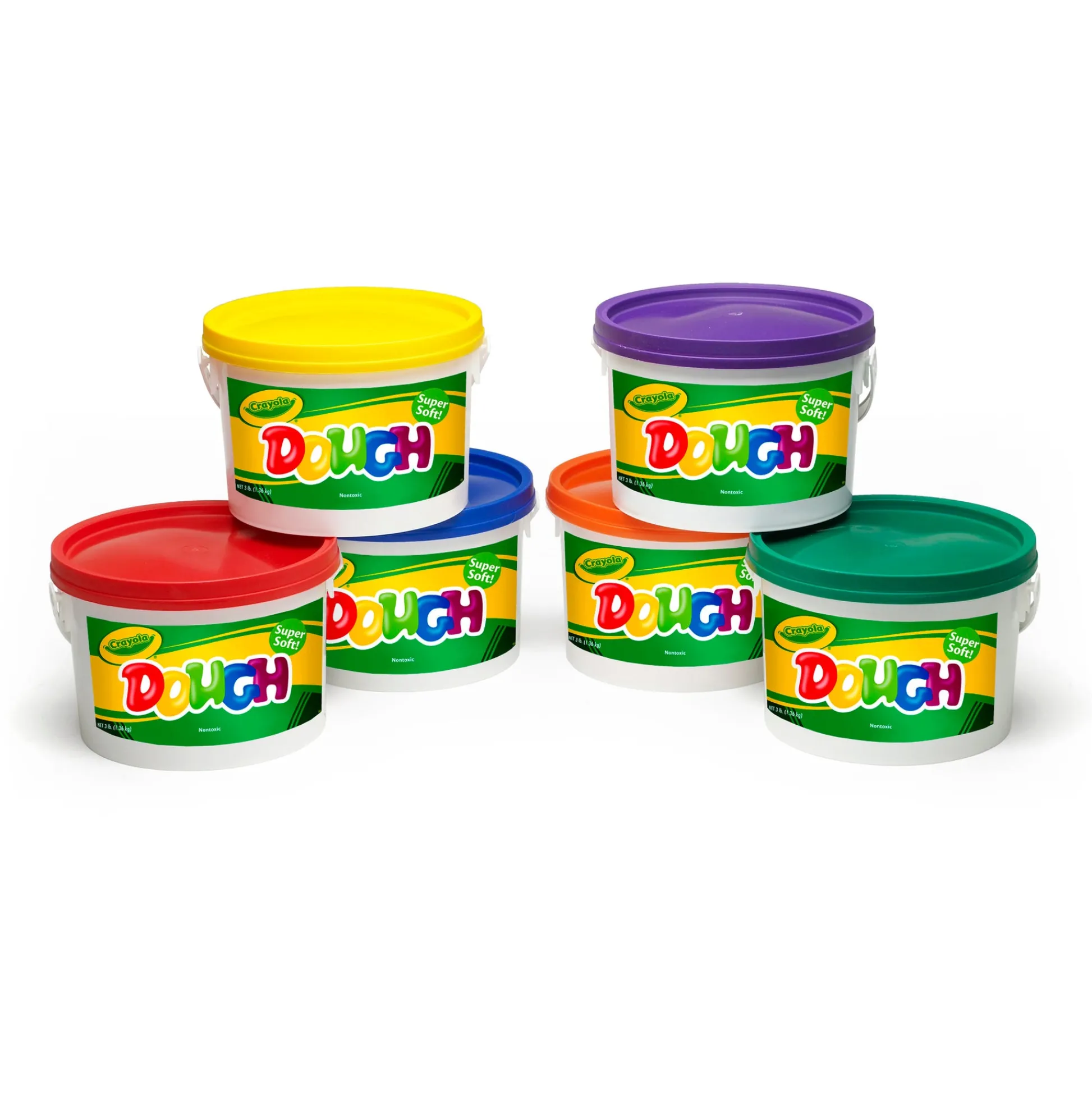 Educators Resource Crayola Super Soft Modeling Dough - Assorted Colors 6-Pack* Clay, Dough & Sand Art
