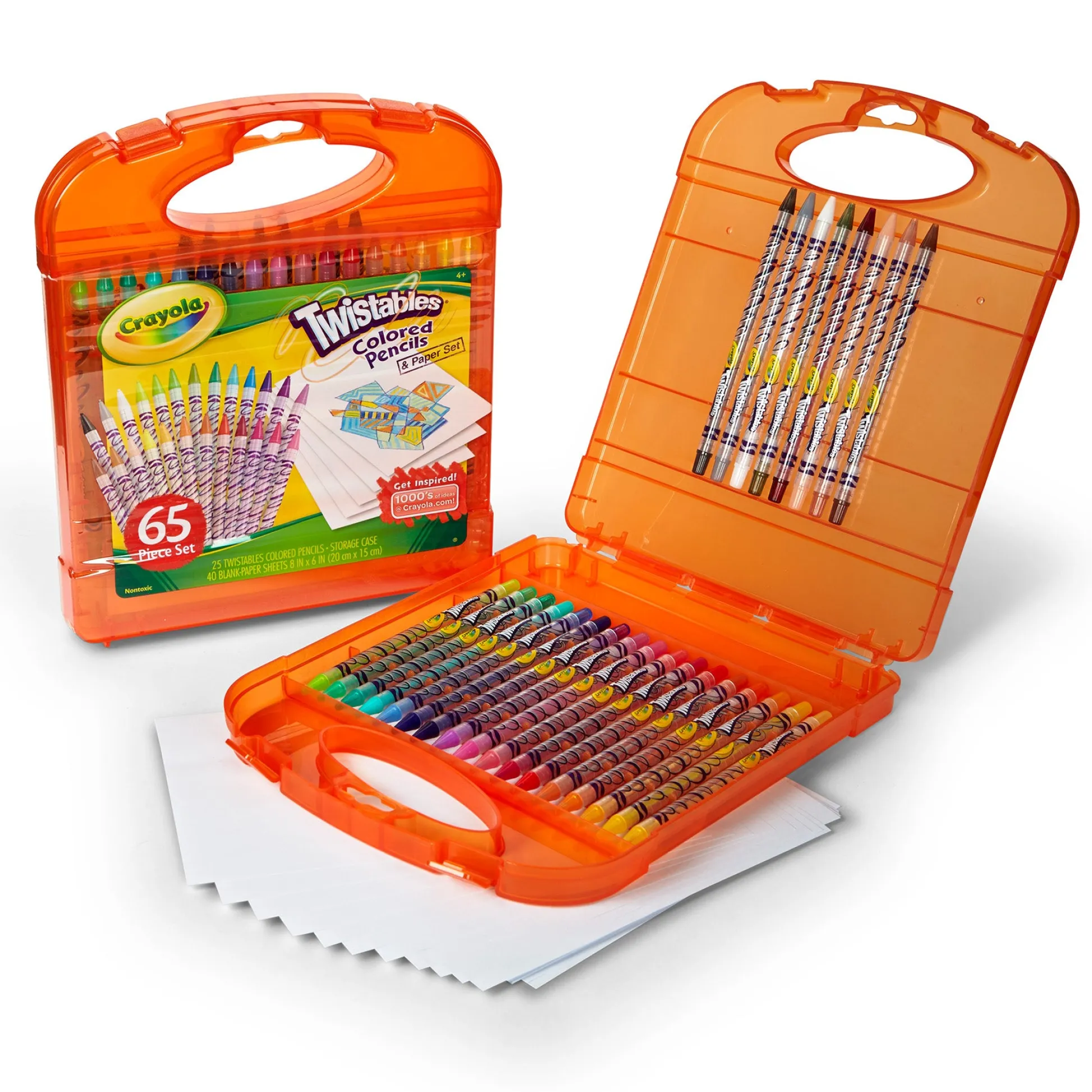 Educators Resource Crayola Twistables Colored Pencils & Paper Set, 65 Pieces* Drawing, Color & Painting