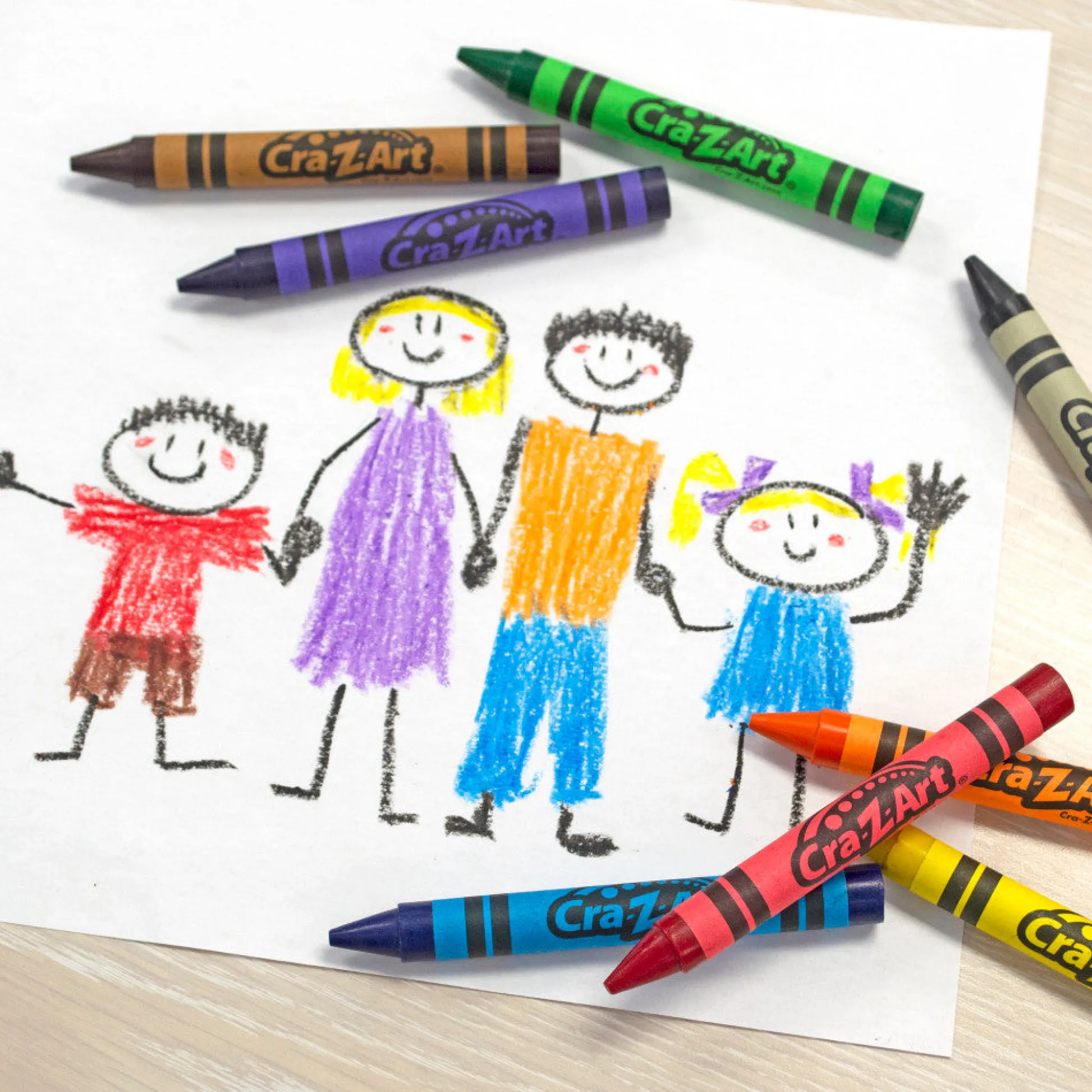 Flat River Group Cra-Z-Art Jumbo Crayons Classroom Pack - 400 Count, 8 Vibrant Colors* Drawing, Color & Painting