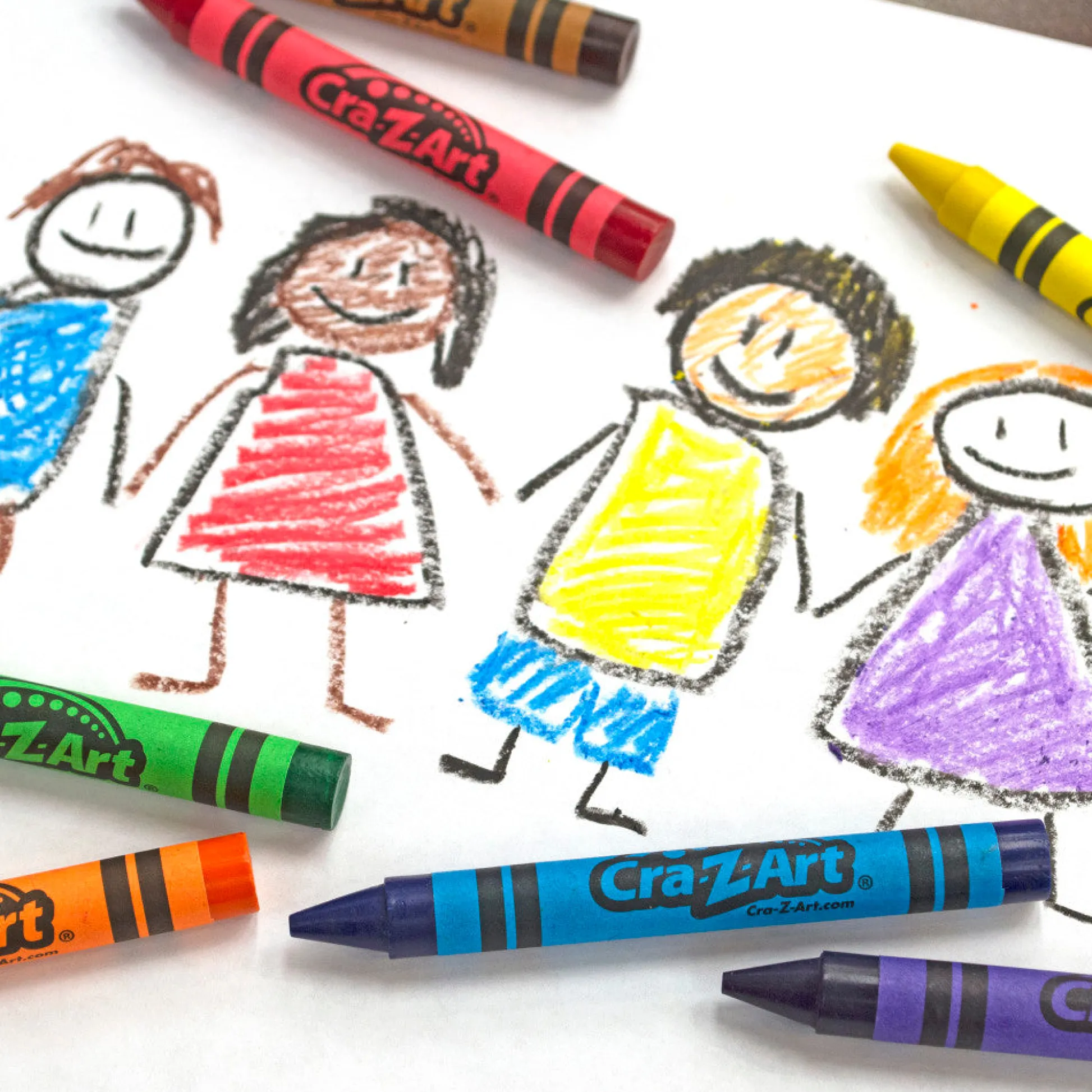 Flat River Group Cra-Z-Art Jumbo Crayons Classroom Pack - 400 Count, 8 Vibrant Colors* Drawing, Color & Painting