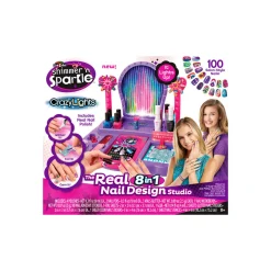 Flat River Group Cra-Z-Art Shimmer 'N Sparkle Crazy Lights 8-in-1 Nail Design Studio* Crafts & Activities