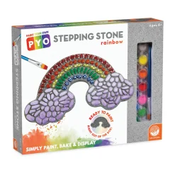 AreYouGame Creative Escapes Rainbow Stepping Stone Paint Kit - Multicolor* Drawing, Color & Painting