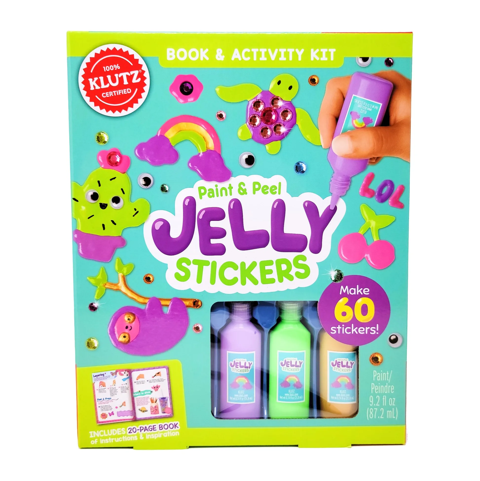 AreYouGame Creative Kids Paint & Peel Jelly Stickers DIY Art Kit* Crafts & Activities