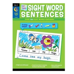 Educators Resource Creative Teaching Press Cut & Paste ABCs & Sight Words Learning Set* Preschool Education Toys & Activities