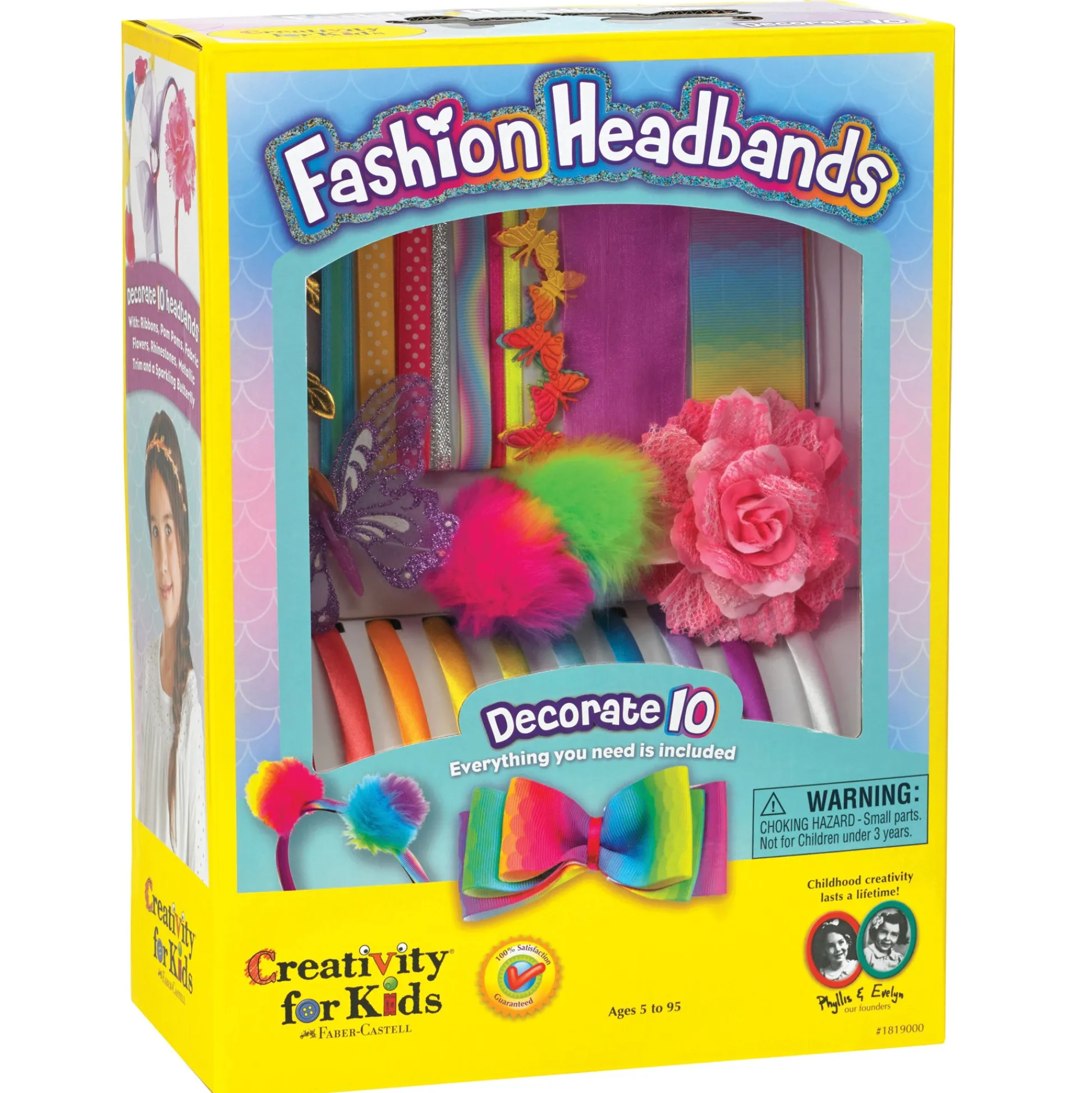 Faber Castell Creativity for Kids - Fashion Headbands Craft Kit - Create 10 Unique Headbands* Crafts & Activities