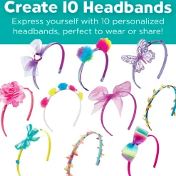 Faber Castell Creativity for Kids - Fashion Headbands Craft Kit - Create 10 Unique Headbands* Crafts & Activities