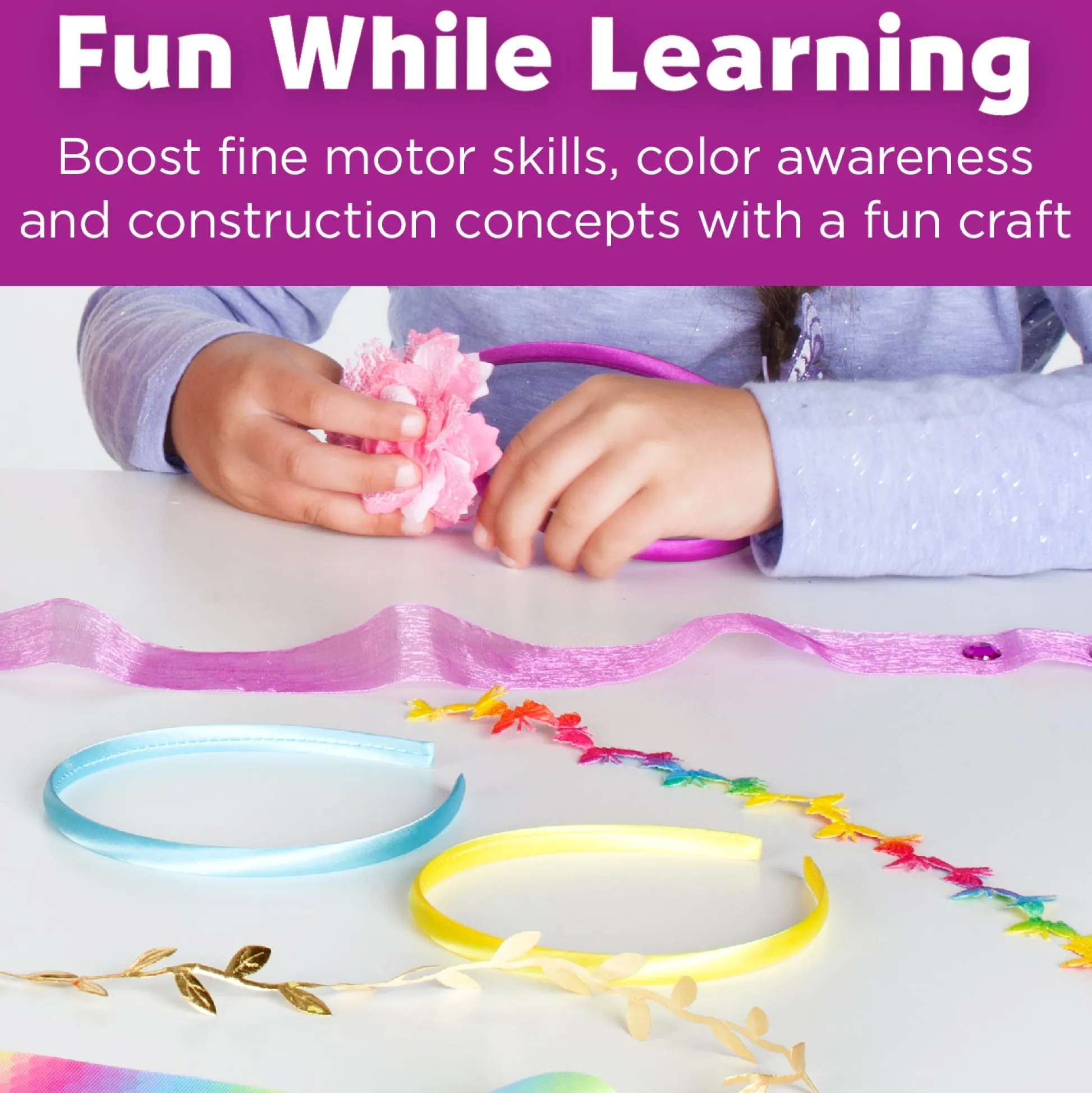 Faber Castell Creativity for Kids - Fashion Headbands Craft Kit - Create 10 Unique Headbands* Crafts & Activities