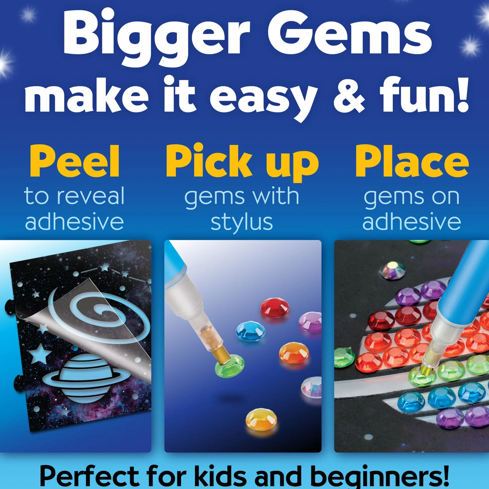 Faber Castell Creativity for Kids Big Gem Diamond Painting Night Light Kit* Crafts & Activities