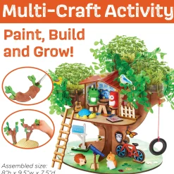 Faber Castell Creativity for Kids Build and Grow Tree House - Eco-Friendly Craft Kit* Crafts & Activities