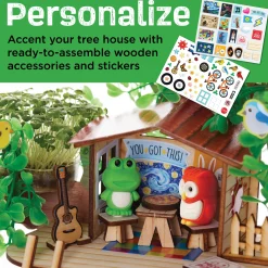 Faber Castell Creativity for Kids Build and Grow Tree House - Eco-Friendly Craft Kit* Crafts & Activities