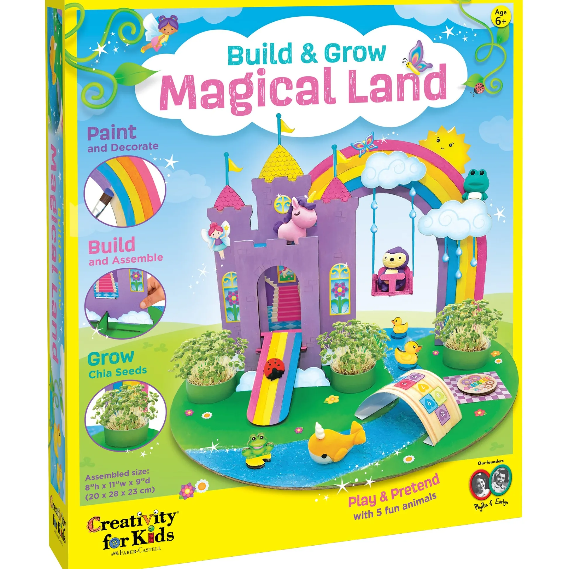 Faber Castell Creativity for Kids Build and Grow - Enchanted Unicorn Garden Castle* Crafts & Activities