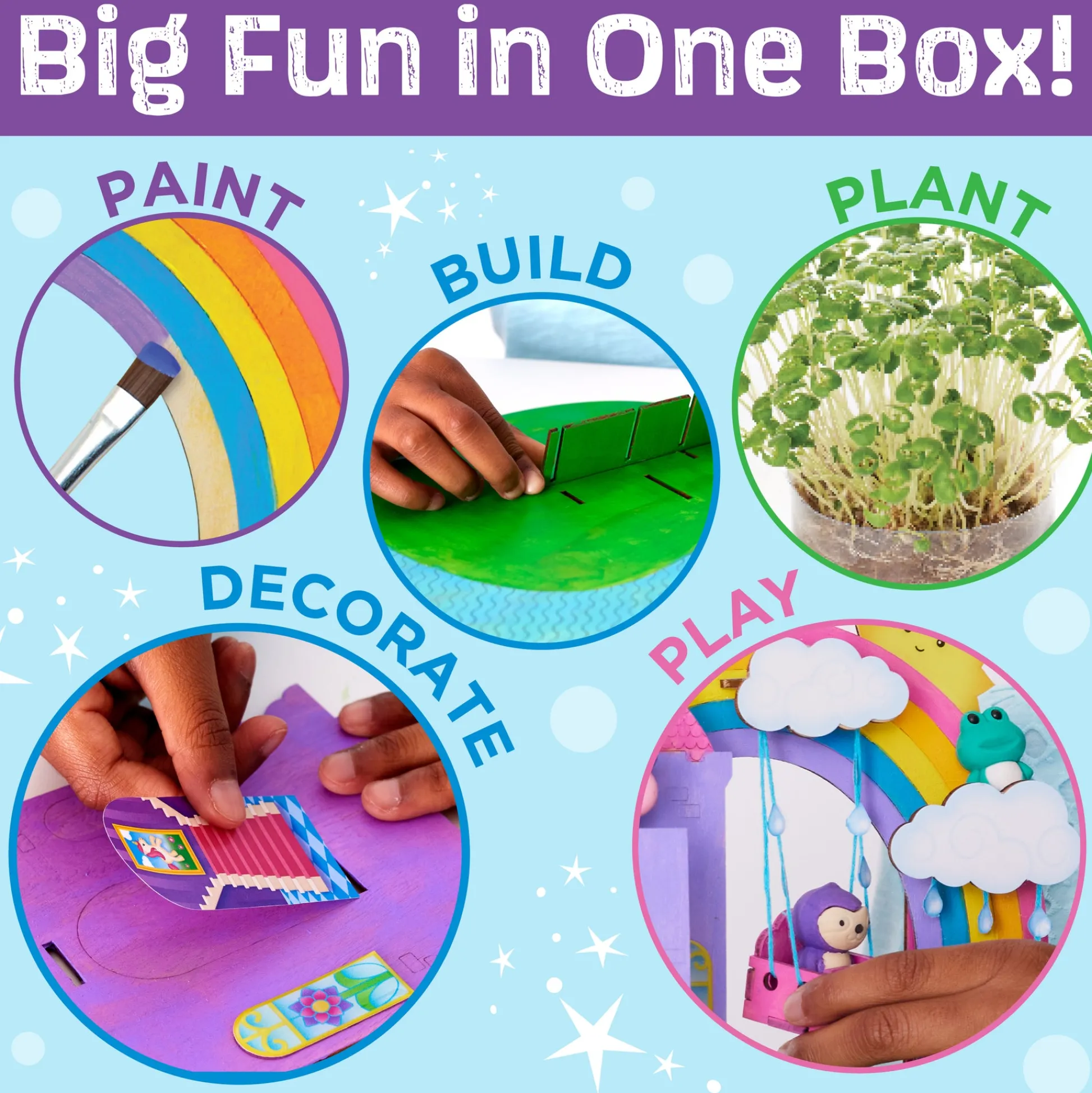 Faber Castell Creativity for Kids Build and Grow - Enchanted Unicorn Garden Castle* Crafts & Activities