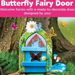 Faber Castell Creativity for Kids Enchanted Butterfly Fairy Door Craft Kit* Crafts & Activities