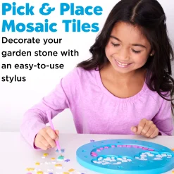 Faber Castell Creativity for Kids Rainbow Garden Stone Mosaic Kit* Crafts & Activities