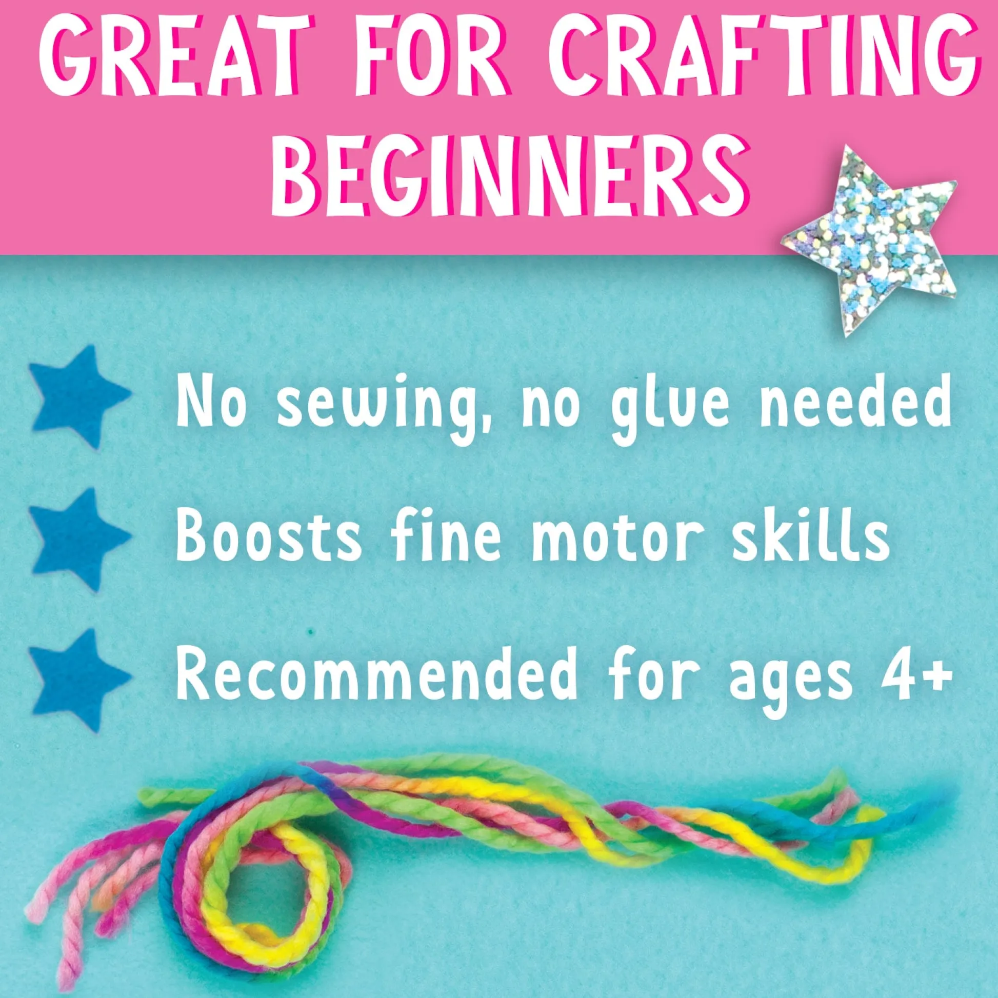 Faber Castell Creativity for Kids Unicorn Magic No-Sew Craft Purse Kit* Crafts & Activities