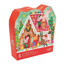 AreYouGame Crocodile Creek Gingerbread House 36-Piece Floor Puzzle* Puzzles