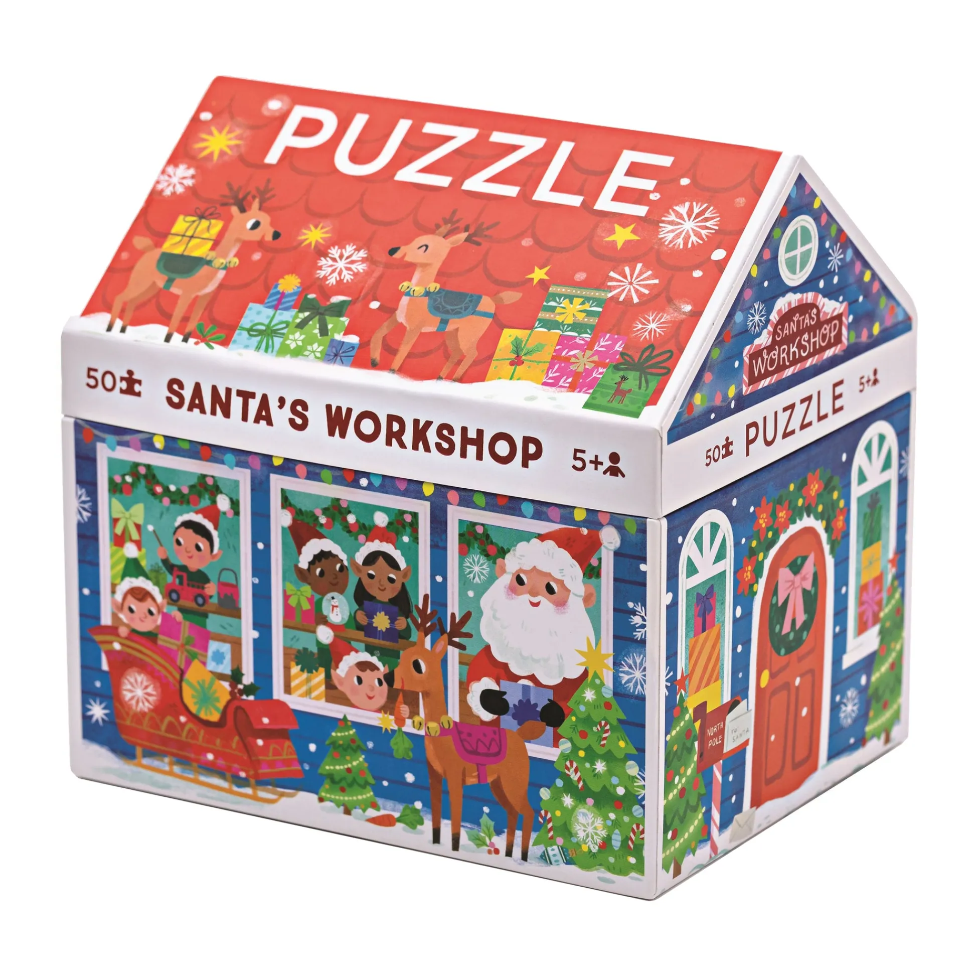 AreYouGame Crocodile Creek Santa's Workshop Jigsaw Puzzle - 50 pc* Puzzles