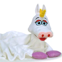Flat River Group Cuddleuppets Magical Unicorn 2-in-1 Plush Puppet & Blanket - White-Purple* Stuffed Animals|Stuffed Animals & Plush Toys