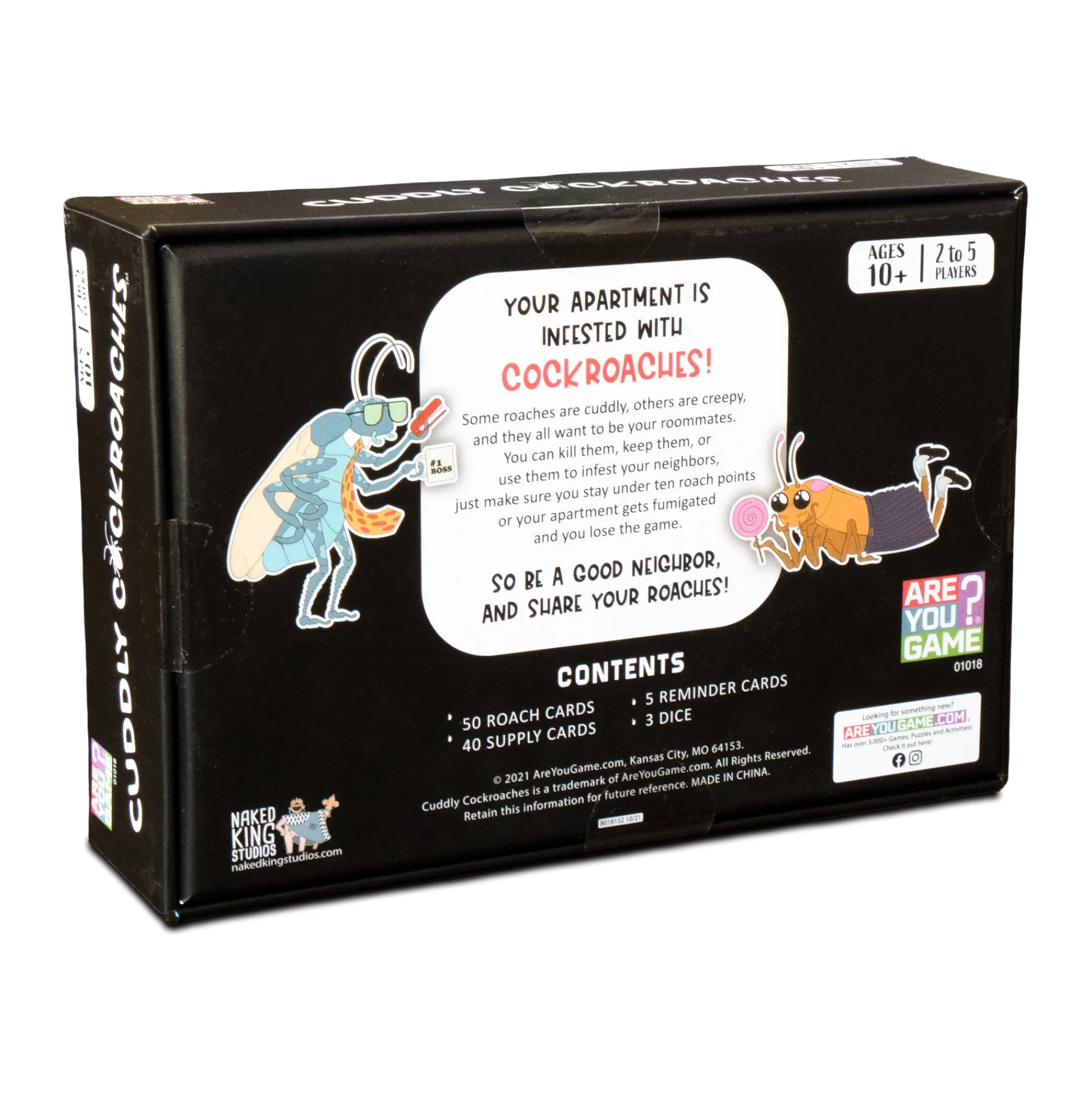 AreYouGame Cuddly Cockroaches Strategy Infestation Game* Strategy Games