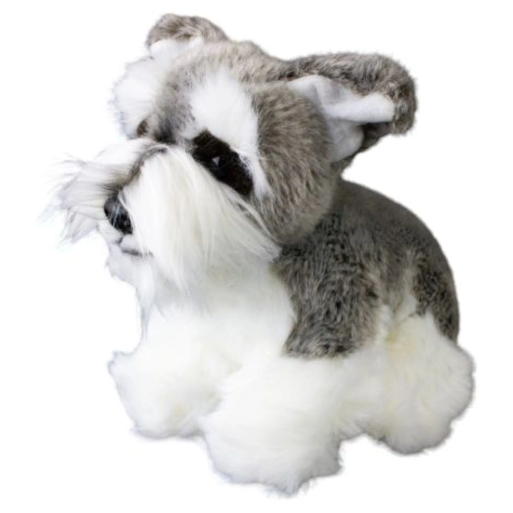 Calendar Holdings, LLC Cuddly Companions 9 inch Floppy Schnauzer Plush - Grey* Stuffed Animals|Stuffed Animals & Plush Toys