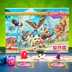 Flat River Group Cyber Pet Quest Adventure Cooperative Board Game for Ages 8+* Role-Playing Games|Board Games