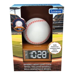 Lexibook 3D Baseball Digital Alarm Clock & Nightlight - Game Day Wakes!* Role-Playing Games|Board Games