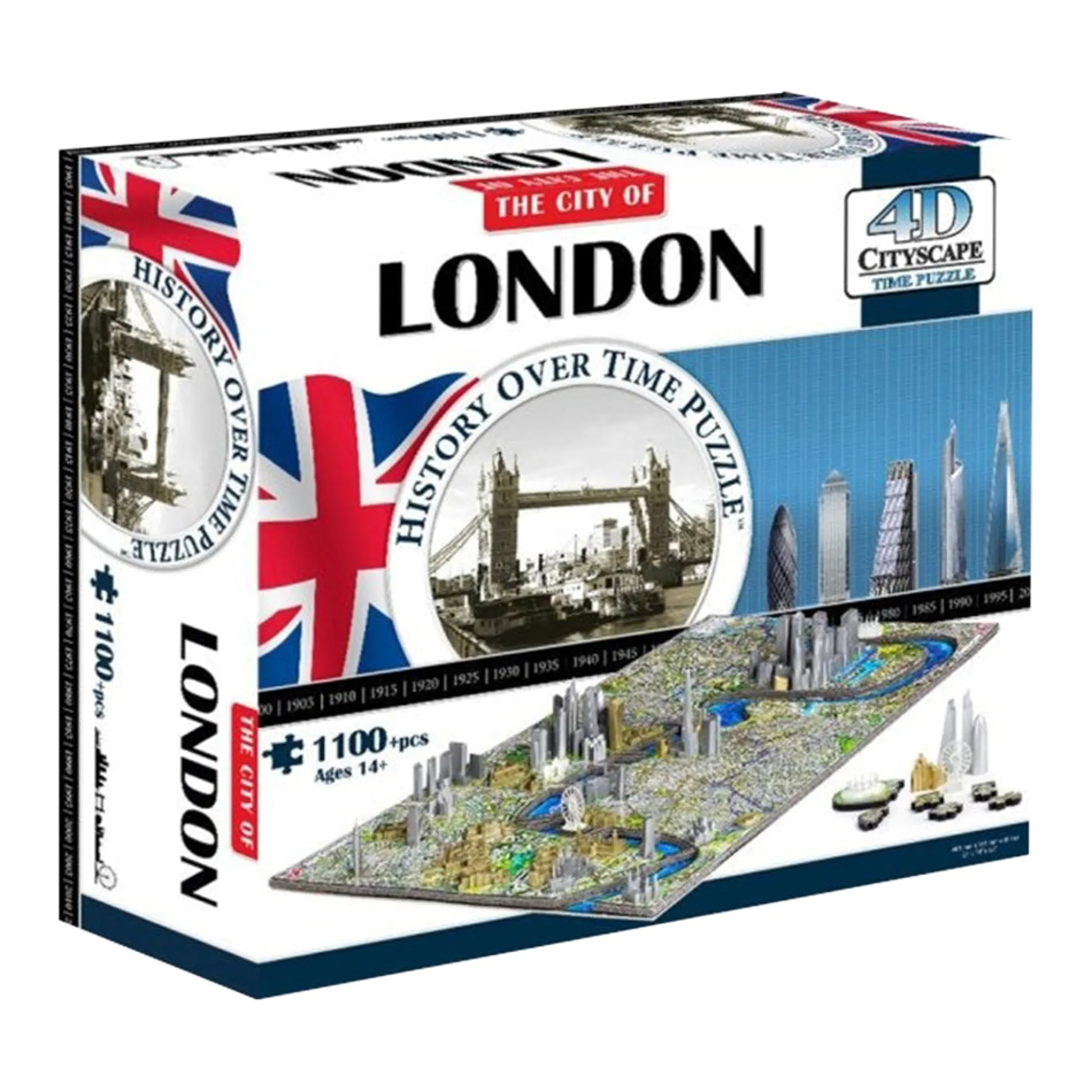 AreYouGame 4D Cityscape Time Puzzle - London, England - 1230 pc* Puzzles