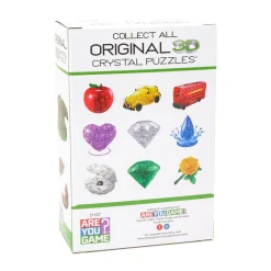 AreYouGame 3D Crystal Puzzle - Brown Bear and Baby: Enchanting Wilderness Adventure, 40 Pcs* Puzzles