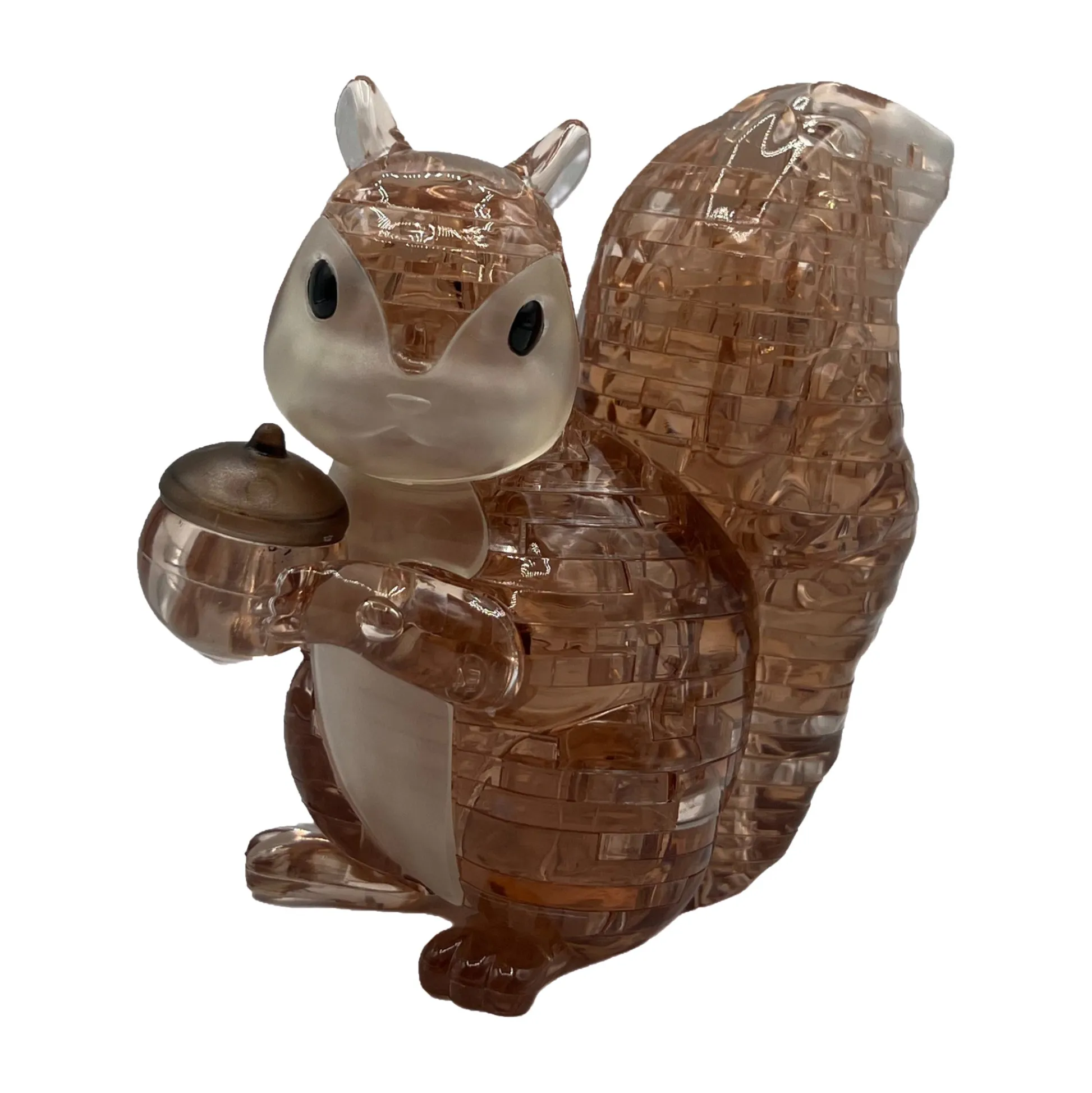 AreYouGame 3D Crystal Puzzle - Charming Squirrel with Acorn: 55 Pcs* Puzzles