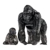 AreYouGame 3D Crystal Puzzle - Gorilla and Baby (Black): 48 Pcs* Puzzles