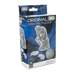AreYouGame 3D Crystal Puzzle - The Thinker (Clear): 43 Pcs* Puzzles