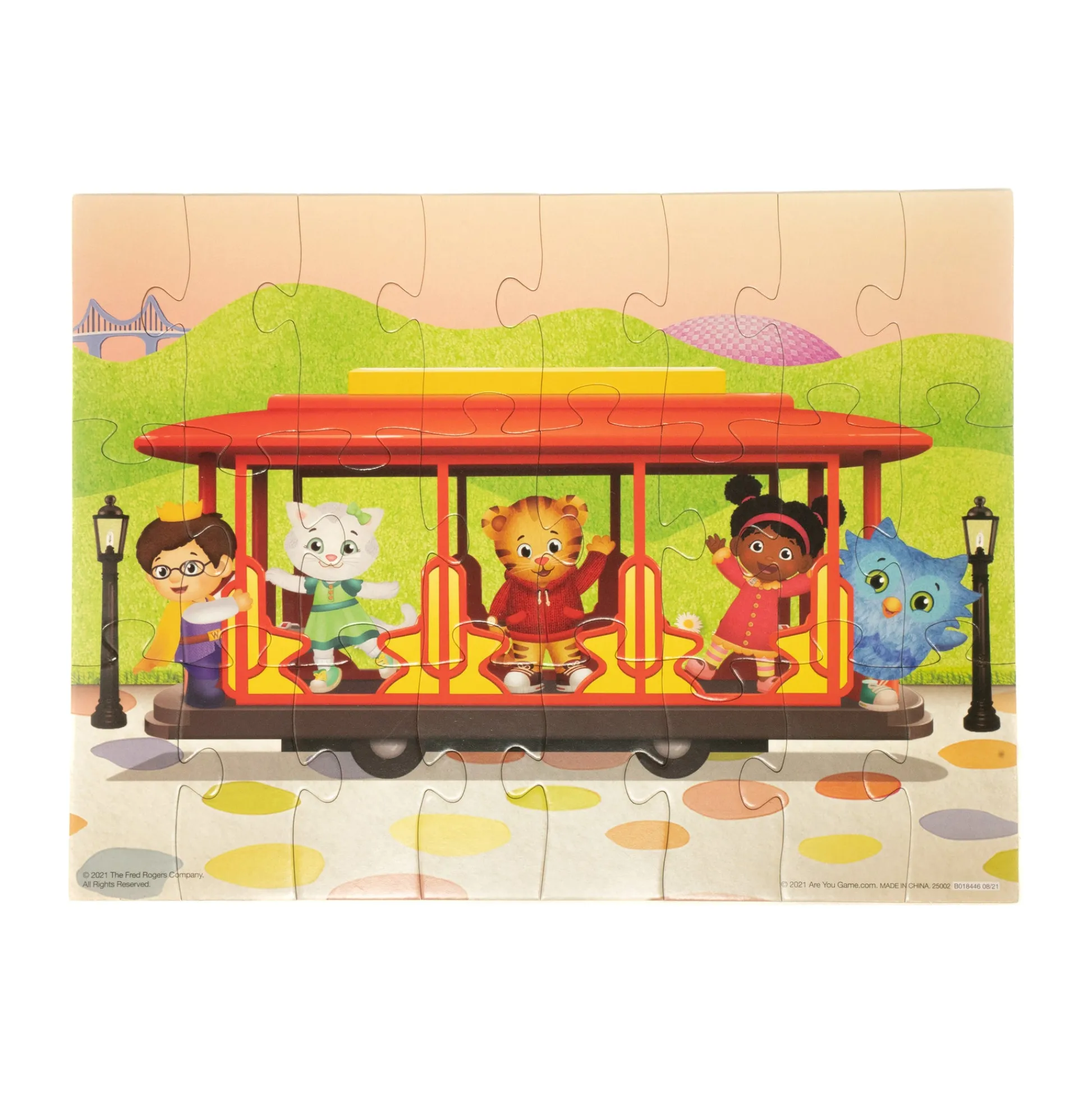 AreYouGame Daniel Tiger's Neighborhood 24 pc Mix and Match Tin Puzzle* Puzzles