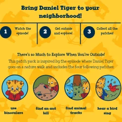 carter joey Daniel Tiger's Neighborhood x Nature Explorer Patches* Preschool Figures & Playsets|Preschool Education Toys & Activities