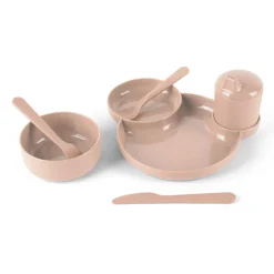Flat River Group Dantoy Tiny BIO 7-Piece Dinner Set - Sand Color* Developmental Toys