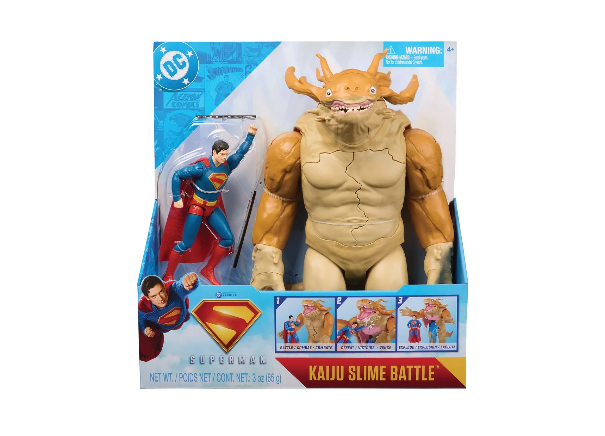 Macy's - Supplier DC Comics Superman Vs. Kaiju 6-Inch Action Figure - Slime Battle Toy* Dc Comics|Action Figures