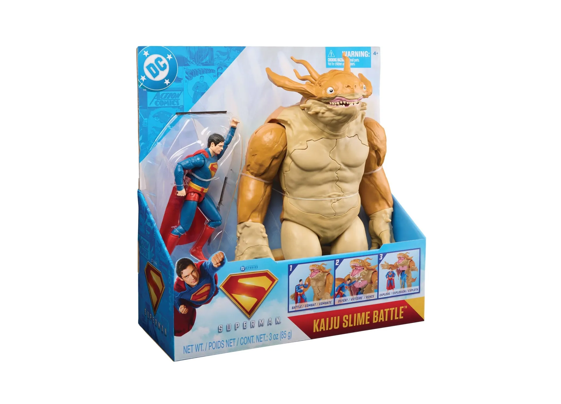 Macy's - Supplier DC Comics Superman Vs. Kaiju 6-Inch Action Figure - Slime Battle Toy* Dc Comics|Action Figures
