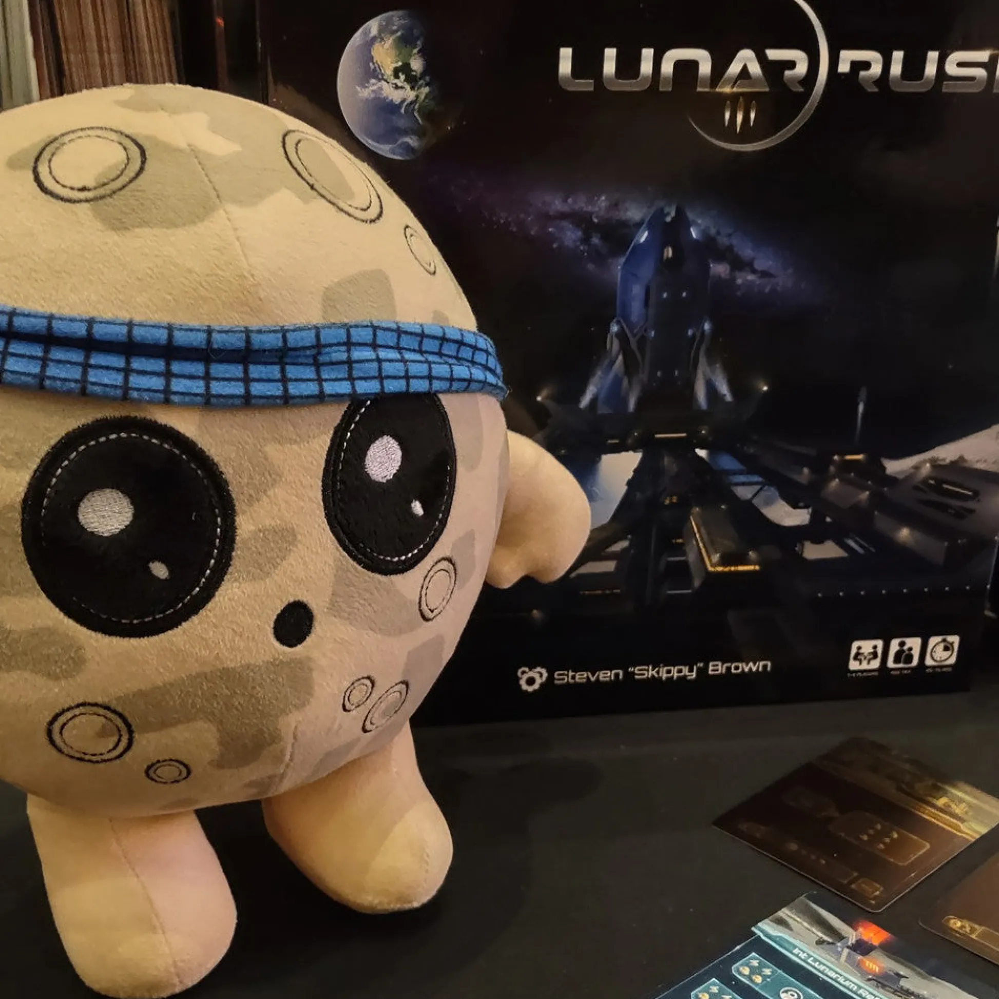 Flat River Group Dead Alive Games Lunar Rush 9 inch Moon Plushie - Moonie with Medium Firm Stuffing* Stuffed Animals|Stuffed Animals & Plush Toys