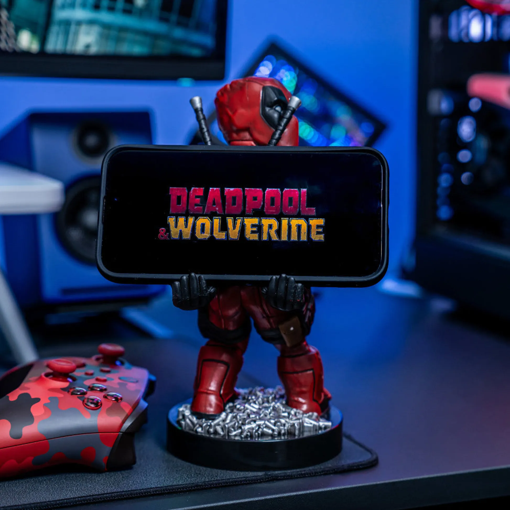 Flat River Group Deadpool 3 'Bringing Up The Rear' Controller & Phone Holder by Exquisite Gaming* Collectible Figures & Playsets|Marvel