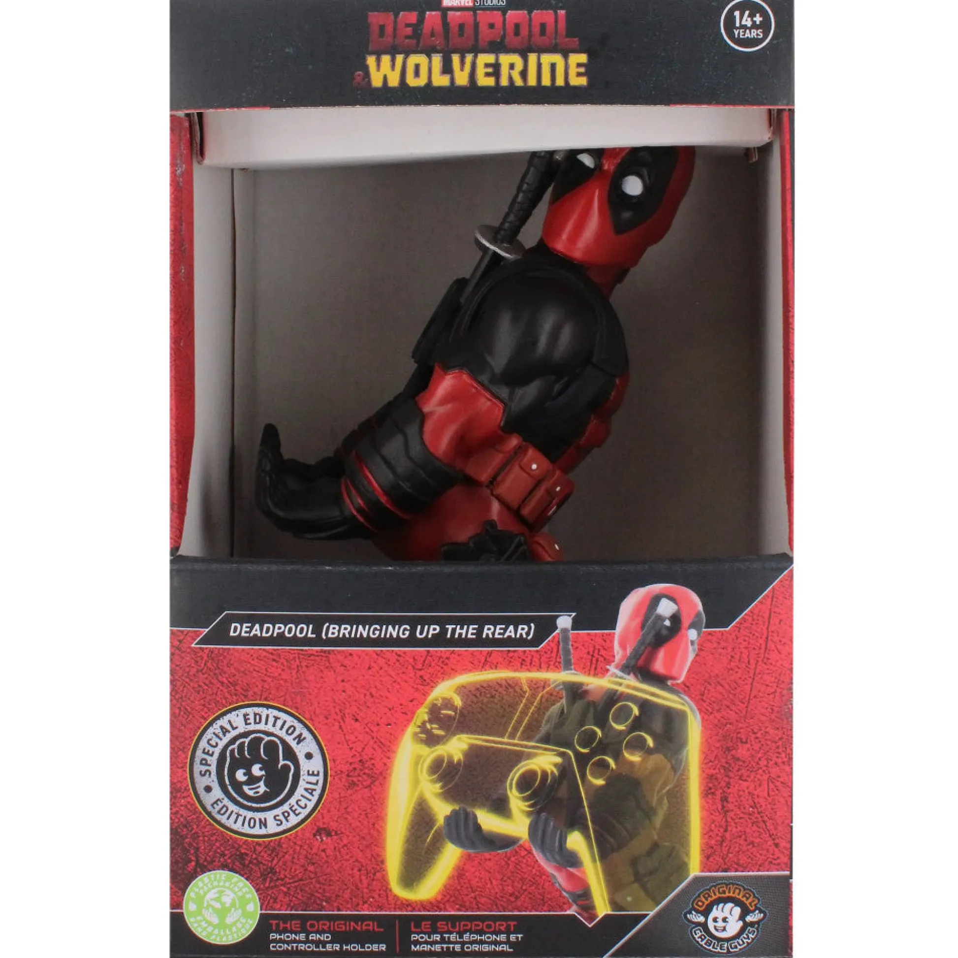 Flat River Group Deadpool 3 'Bringing Up The Rear' Controller & Phone Holder by Exquisite Gaming* Collectible Figures & Playsets|Marvel