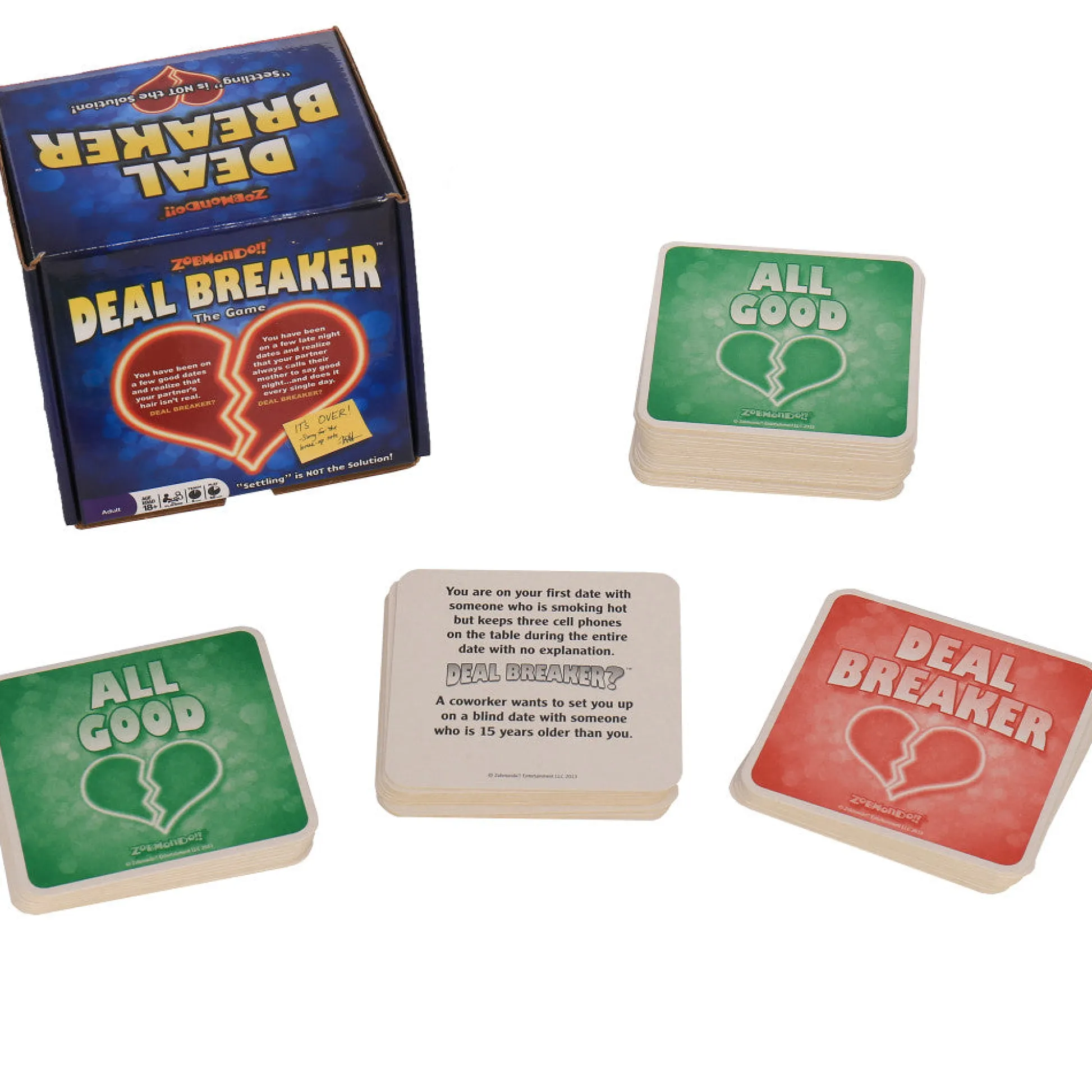 Flat River Group Deal Breaker Party Card Game by Zobmondo!!* Card Games|Social & Emotional Skills