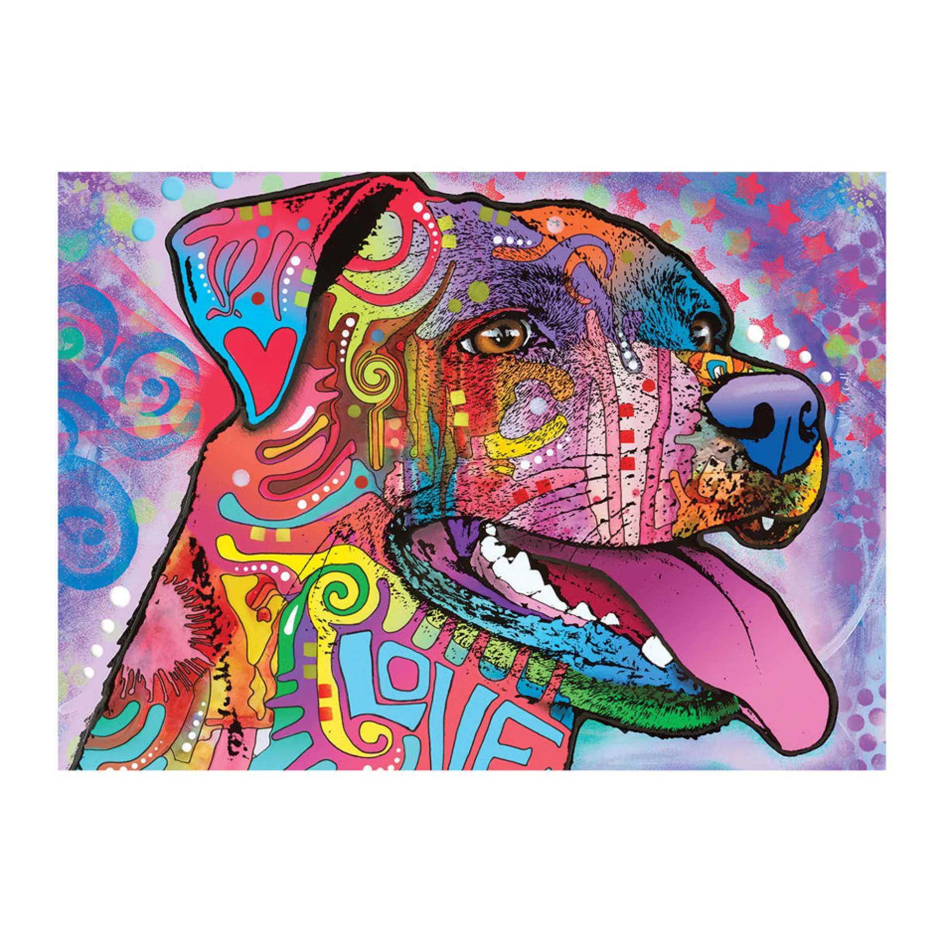 AreYouGame Dean Russo Be Pawsitive Dog-Themed Jigsaw Puzzle - 1000 pc* Puzzles