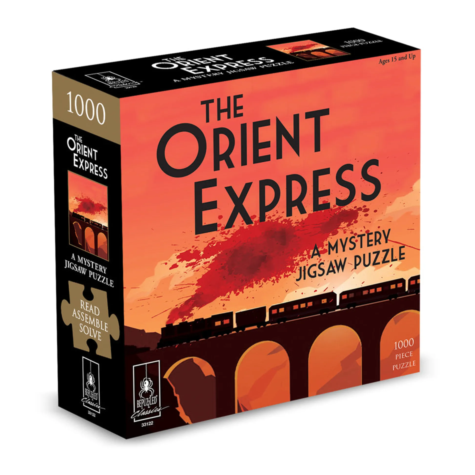 AreYouGame Death on the Istanbul Express 1000-Piece Mystery Jigsaw Puzzle* Puzzles