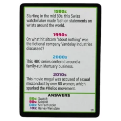 Calendar Holdings, LLC Decades of Trivia Game - Nostalgic Pop Culture Quiz* Role-Playing Games|Board Games