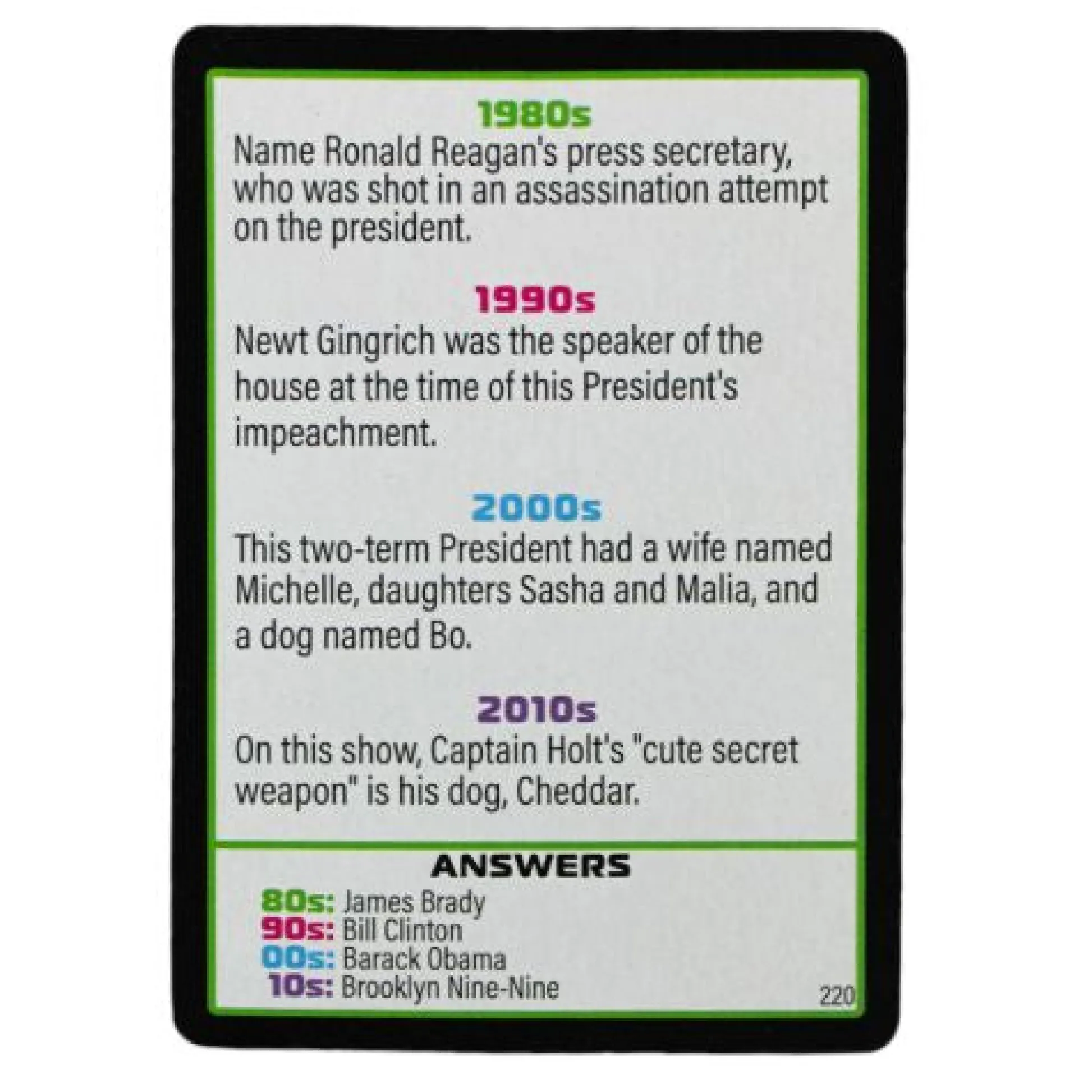 Calendar Holdings, LLC Decades of Trivia Game - Nostalgic Pop Culture Quiz* Role-Playing Games|Board Games