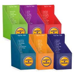 Flat River Group Decodable Readers 10-Piece Holder Set for Junior Learning* Reading, Writing & Speech