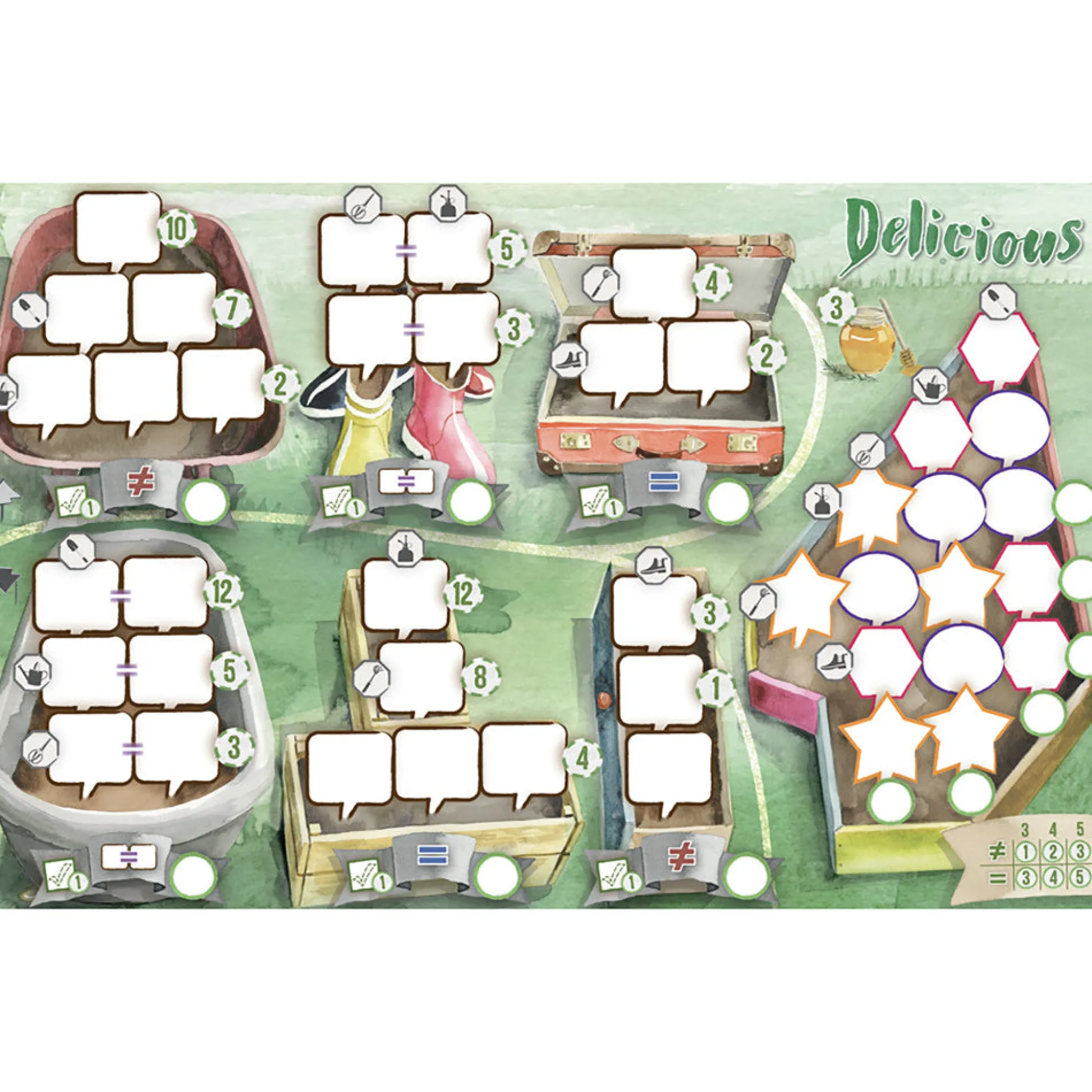 Flat River Group Delicious Card Game: Garden Strategy Fun for Ages 14+* Card Games