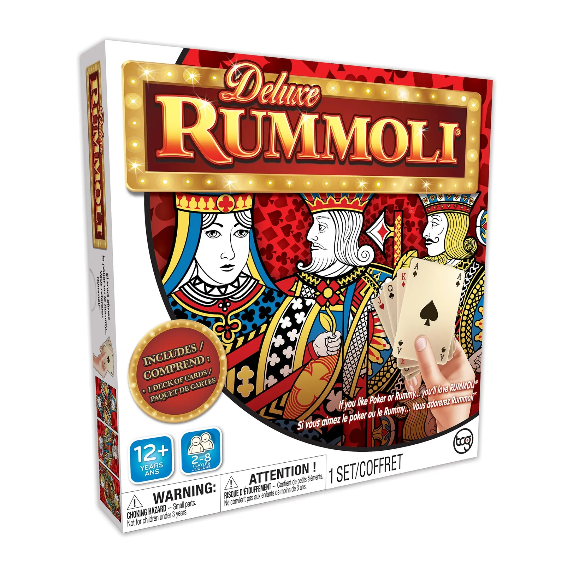 The Distribution Solutions Deluxe Rummoli Bilingual Edition Board & Card Game* Social & Emotional Skills|Role-Playing Games