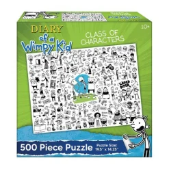 Calendar Holdings, LLC Diary of a Wimpy Kid Class Characters Jigsaw Puzzle - 500 pc* Puzzles